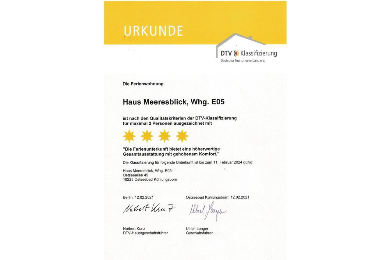 Meeresblick 005 - 4 Sterne Dtv Apartment Kuehlungsborn
